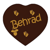 قاووت قوتو شکلاتی شب شیشه با طرح اختصاصی